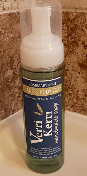 Foaming Soap;  Rosemary Mint
